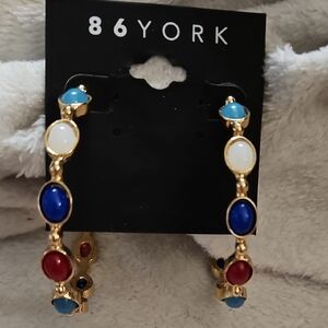 Multicolor Hoop Earrings